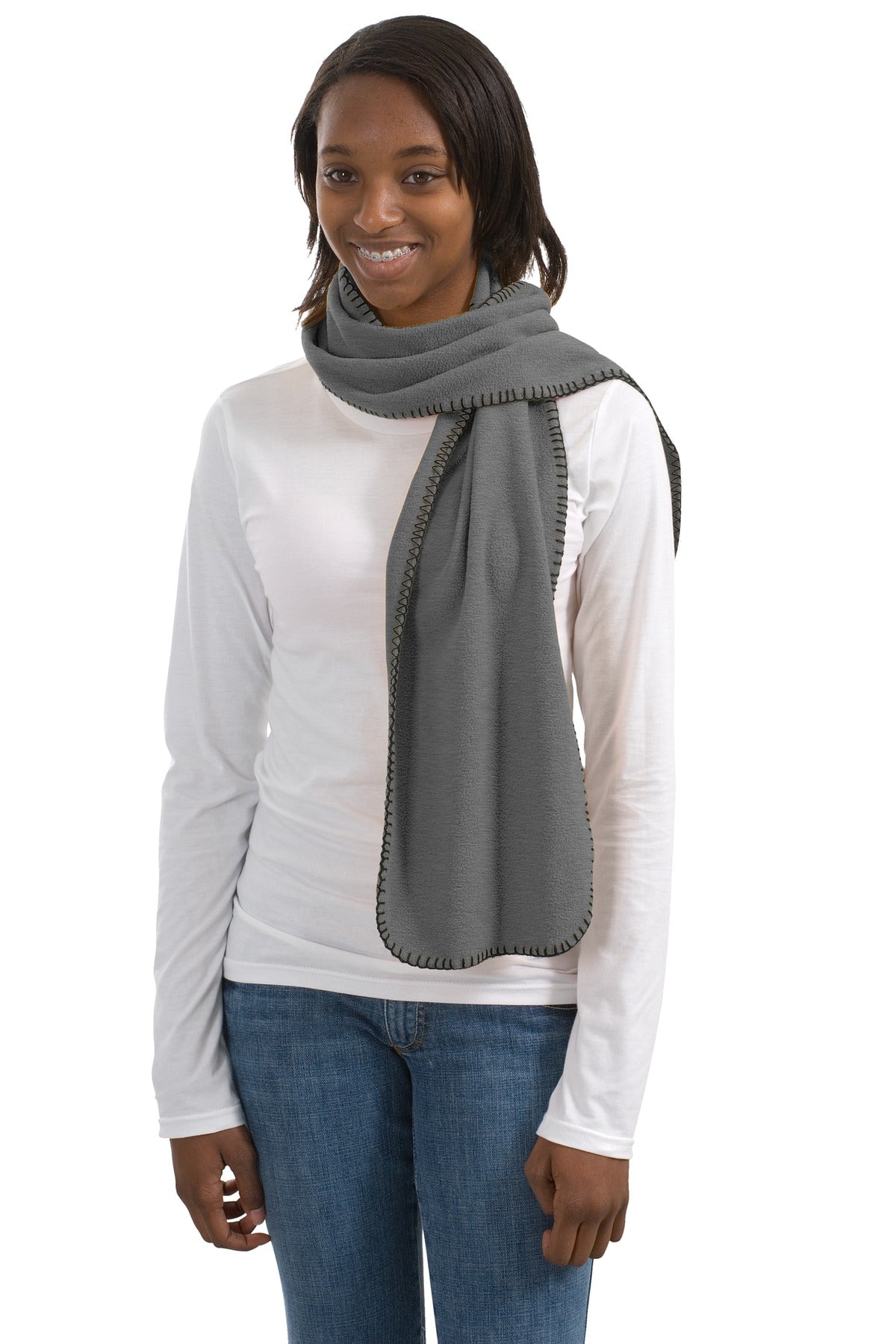 Port Authority R-Tek Fleece Scarf. FS01 Unisex Accessories Gloves & Scarves