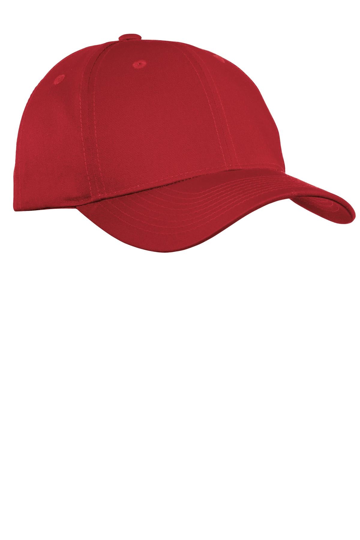 Port Authority Fine Twill Cap Unisex Accessories Hats & Caps