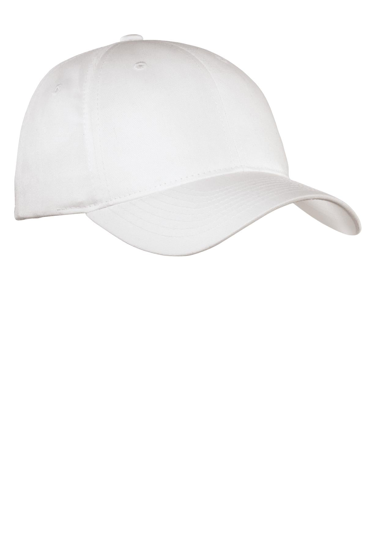 Port Authority Fine Twill Cap Unisex Accessories Hats & Caps