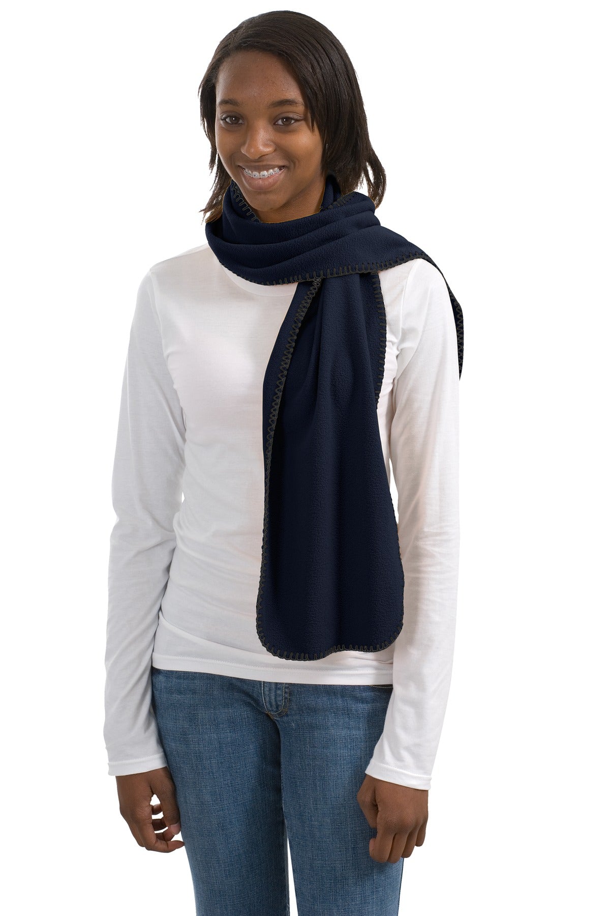 Port Authority R-Tek Fleece Scarf. FS01 Unisex Accessories Gloves & Scarves