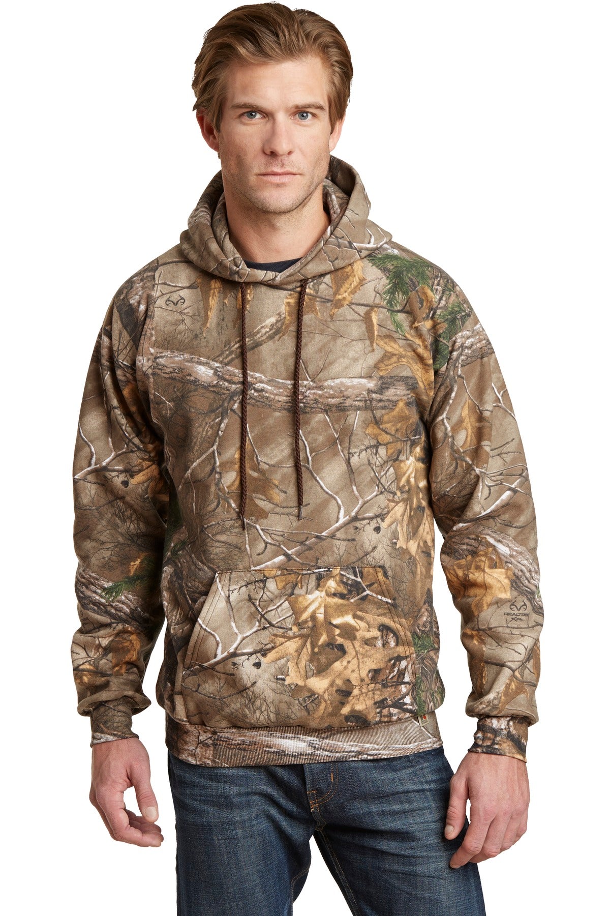 Russell Outdoors Men's Realtree Pullover Hooded Sweatshirt S459R Mens Apparel Sweatshirts & Fleece