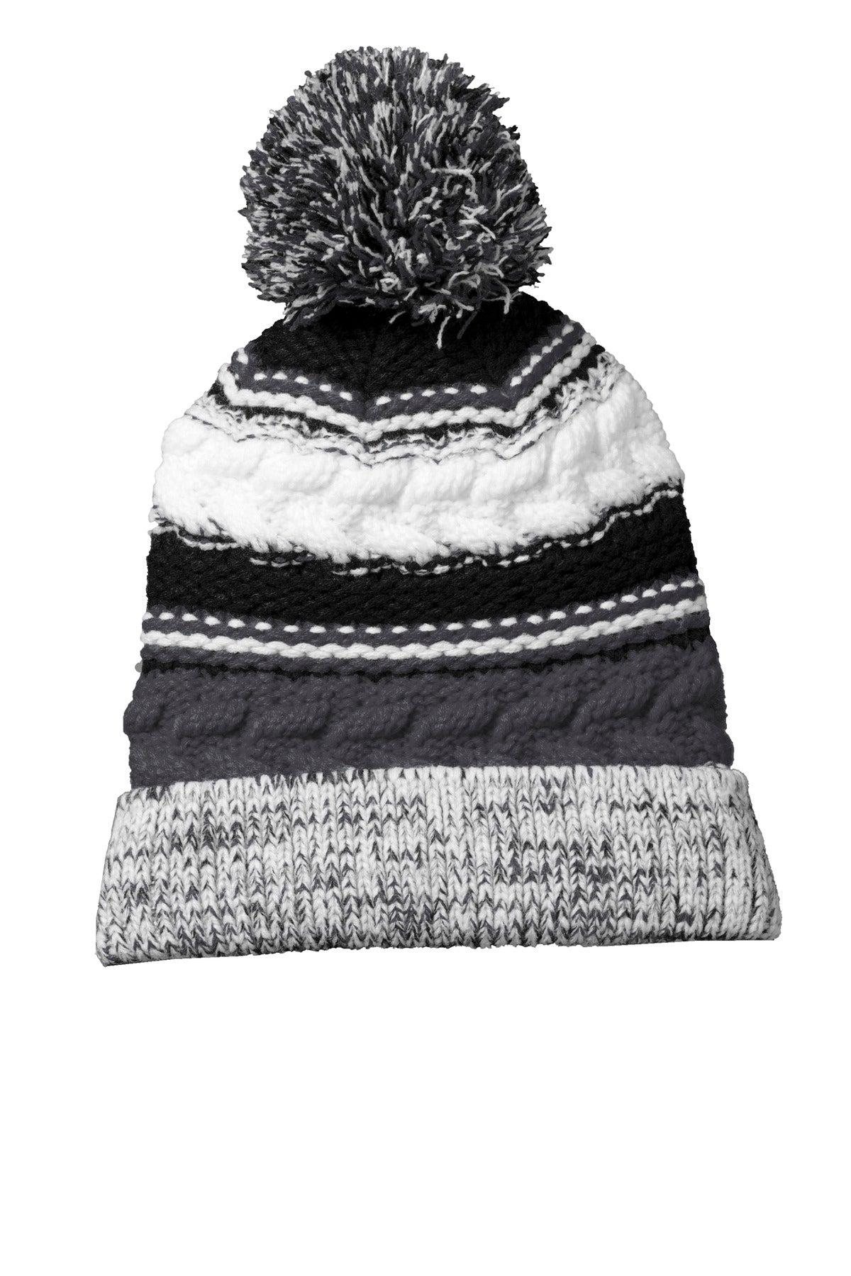 Sport-Tek Pom Pom Team Beanie Unisex Accessories Hats & Caps