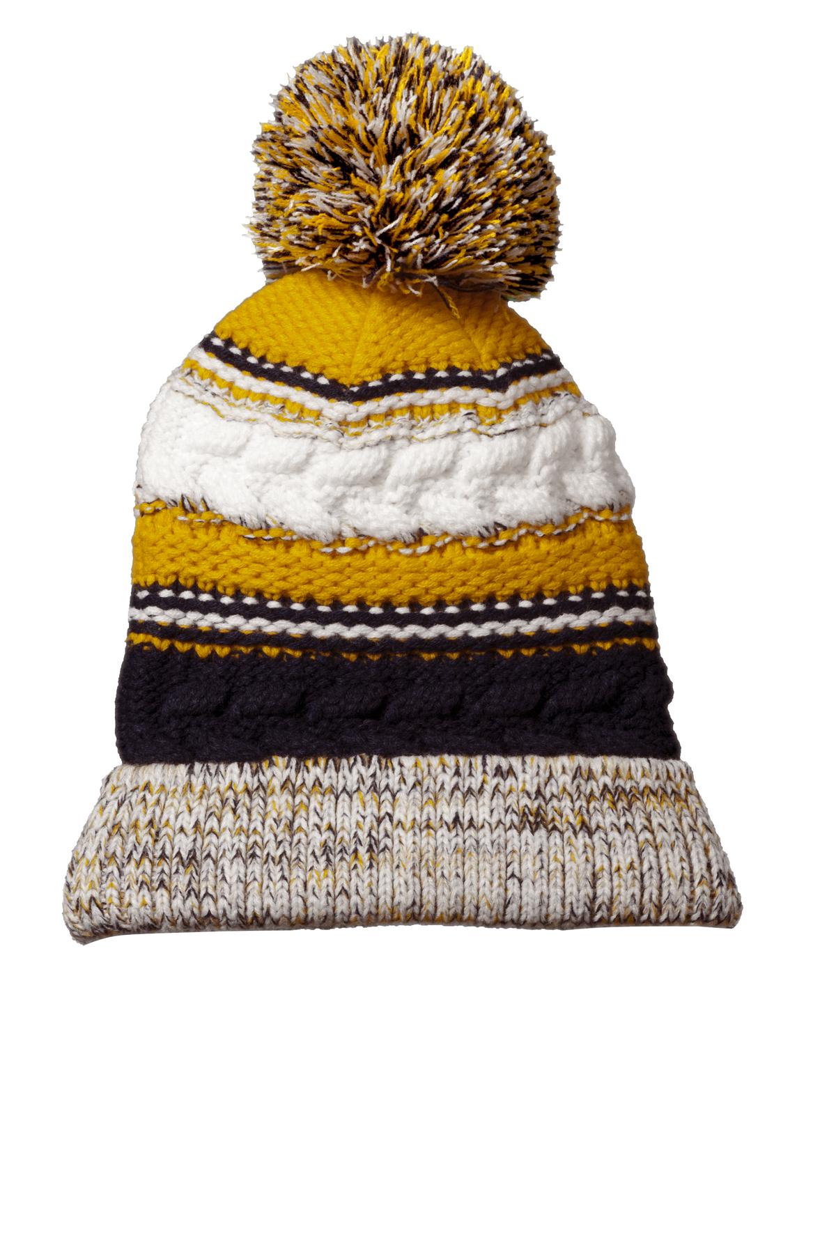 Sport-Tek Pom Pom Team Beanie Unisex Accessories Hats & Caps