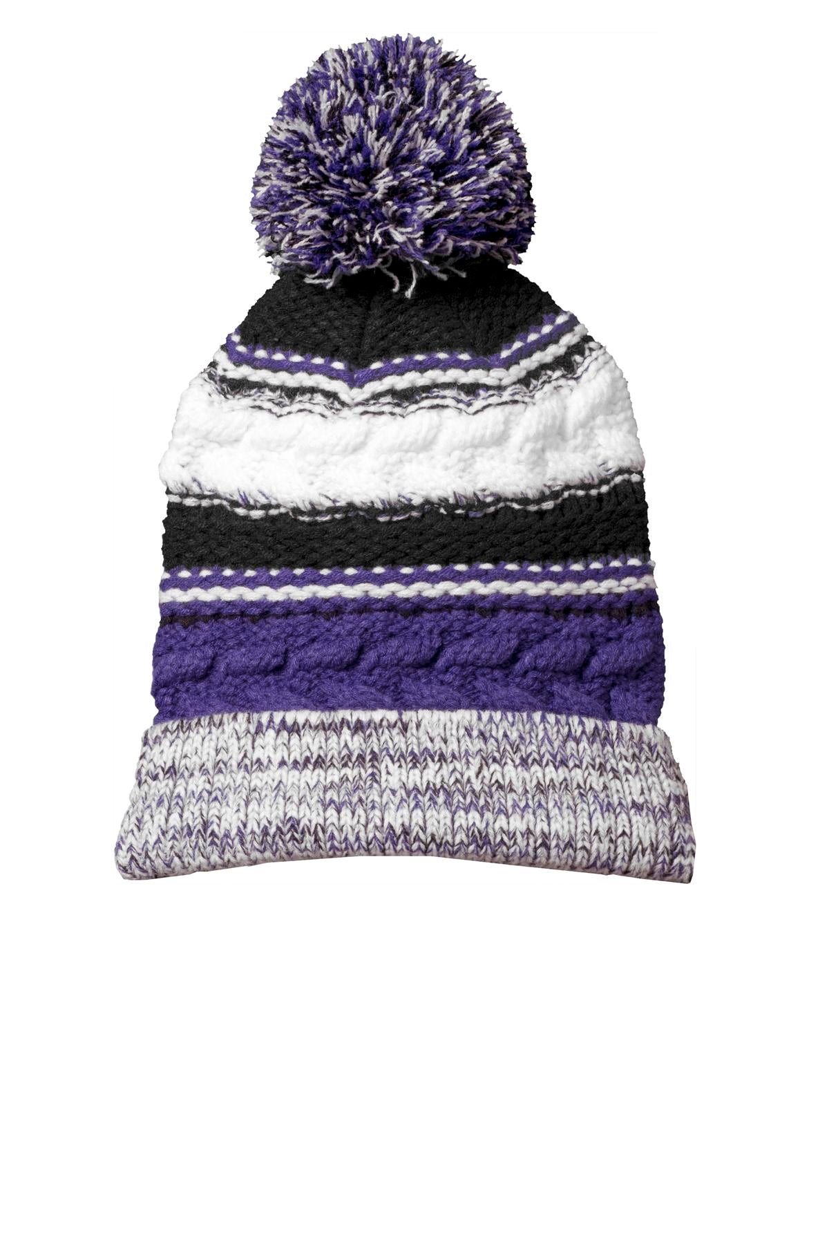 Sport-Tek Pom Pom Team Beanie Unisex Accessories Hats & Caps