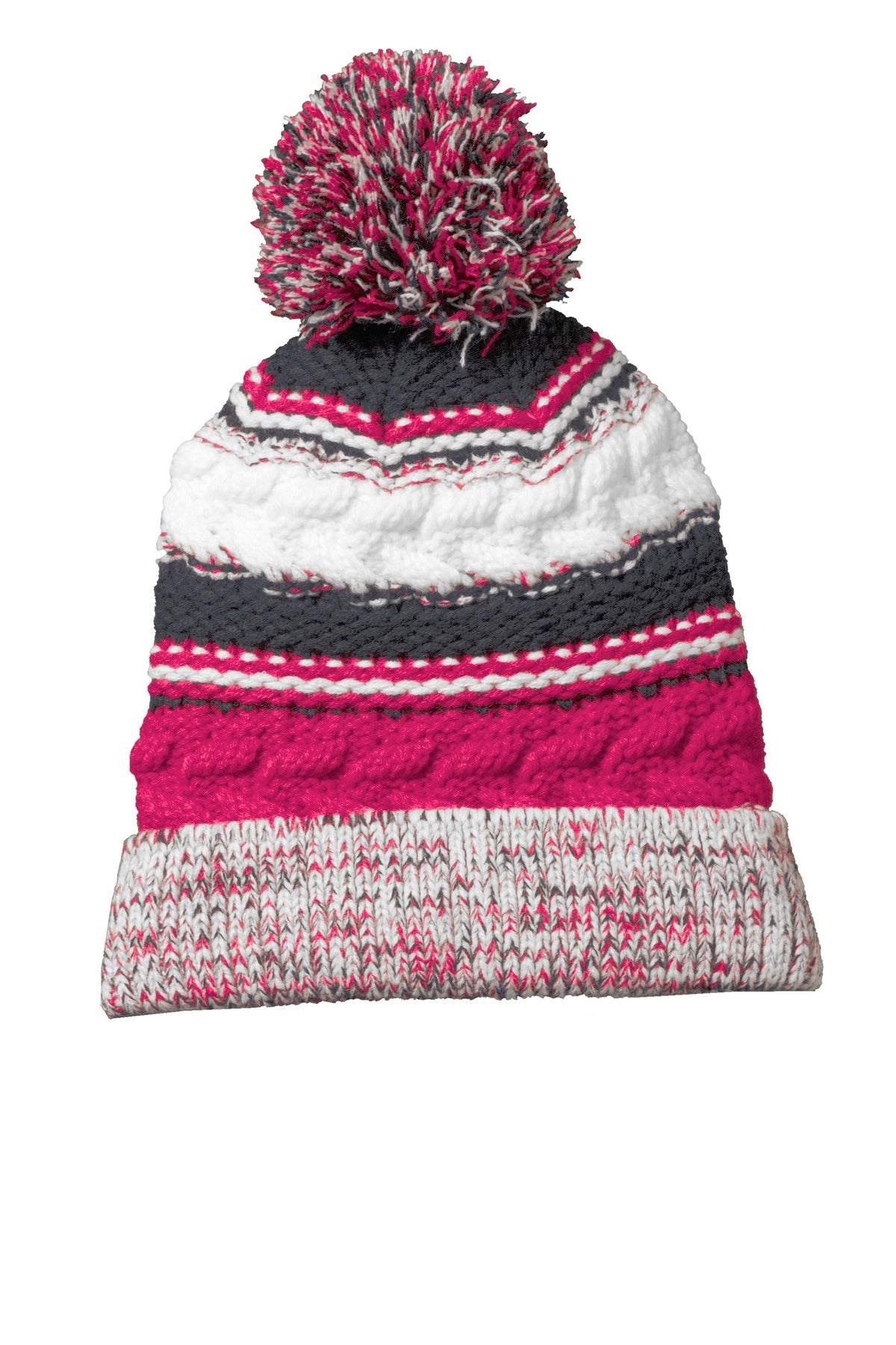 Sport-Tek Pom Pom Team Beanie Unisex Accessories Hats & Caps