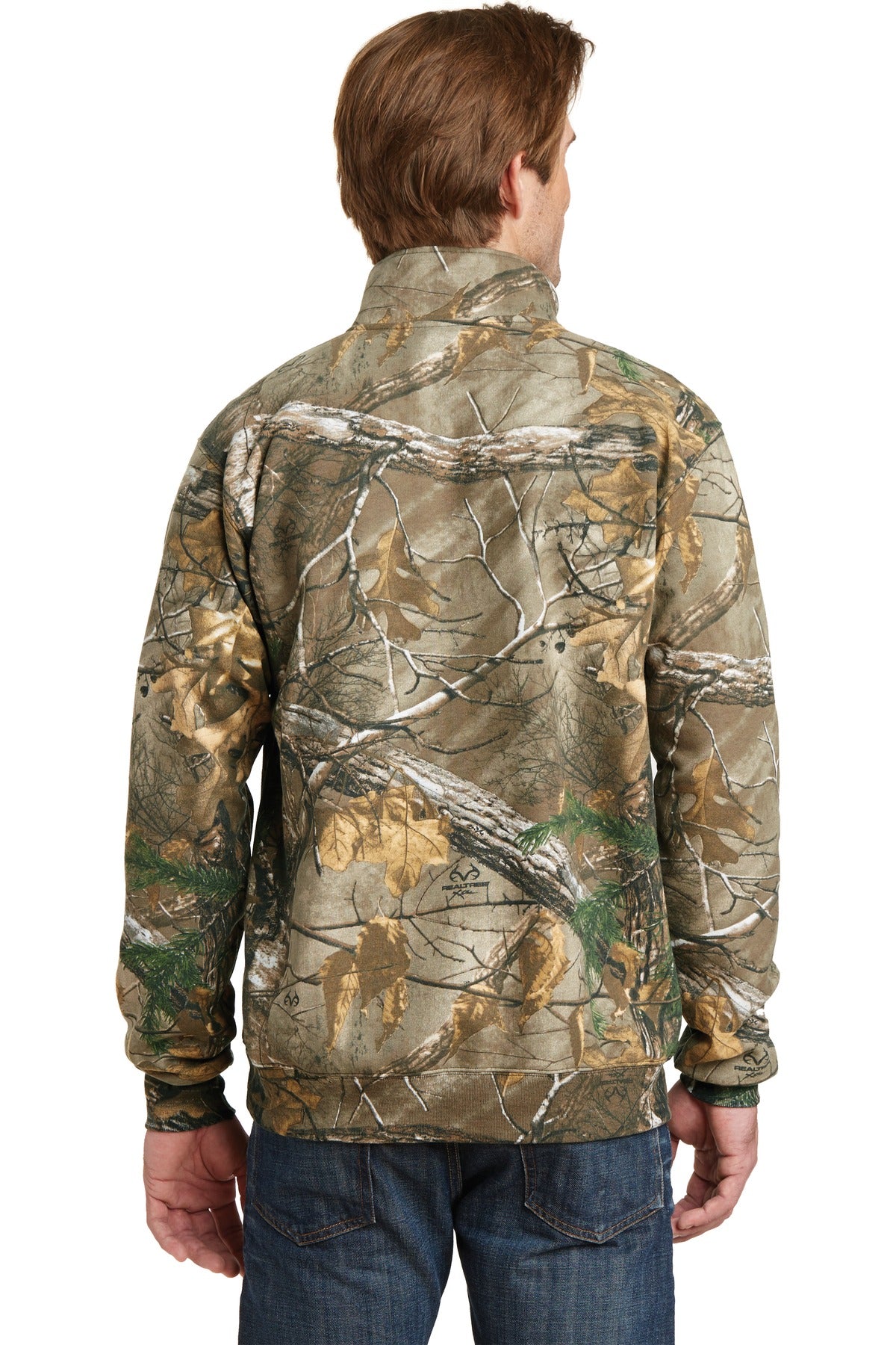 Russell Outdoors Men's Realtree 1/4-Zip Sweatshirt RO78Q Mens Apparel Sweatshirts & Fleece