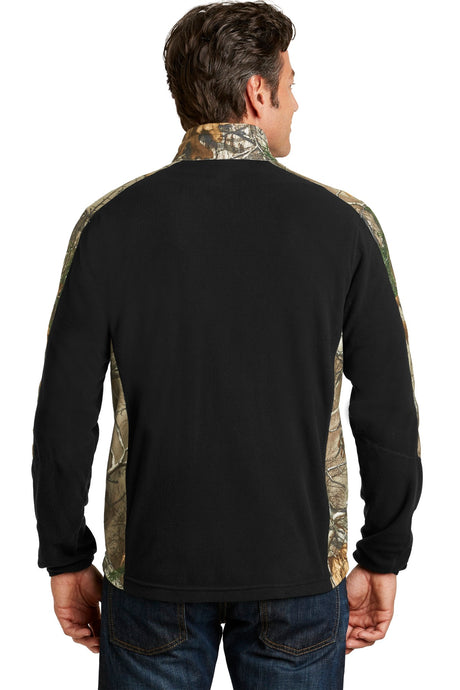 Port Authority Men's Camouflage Microfleece Full-Zip Jacket. F230C Mens Apparel Jackets & Vests