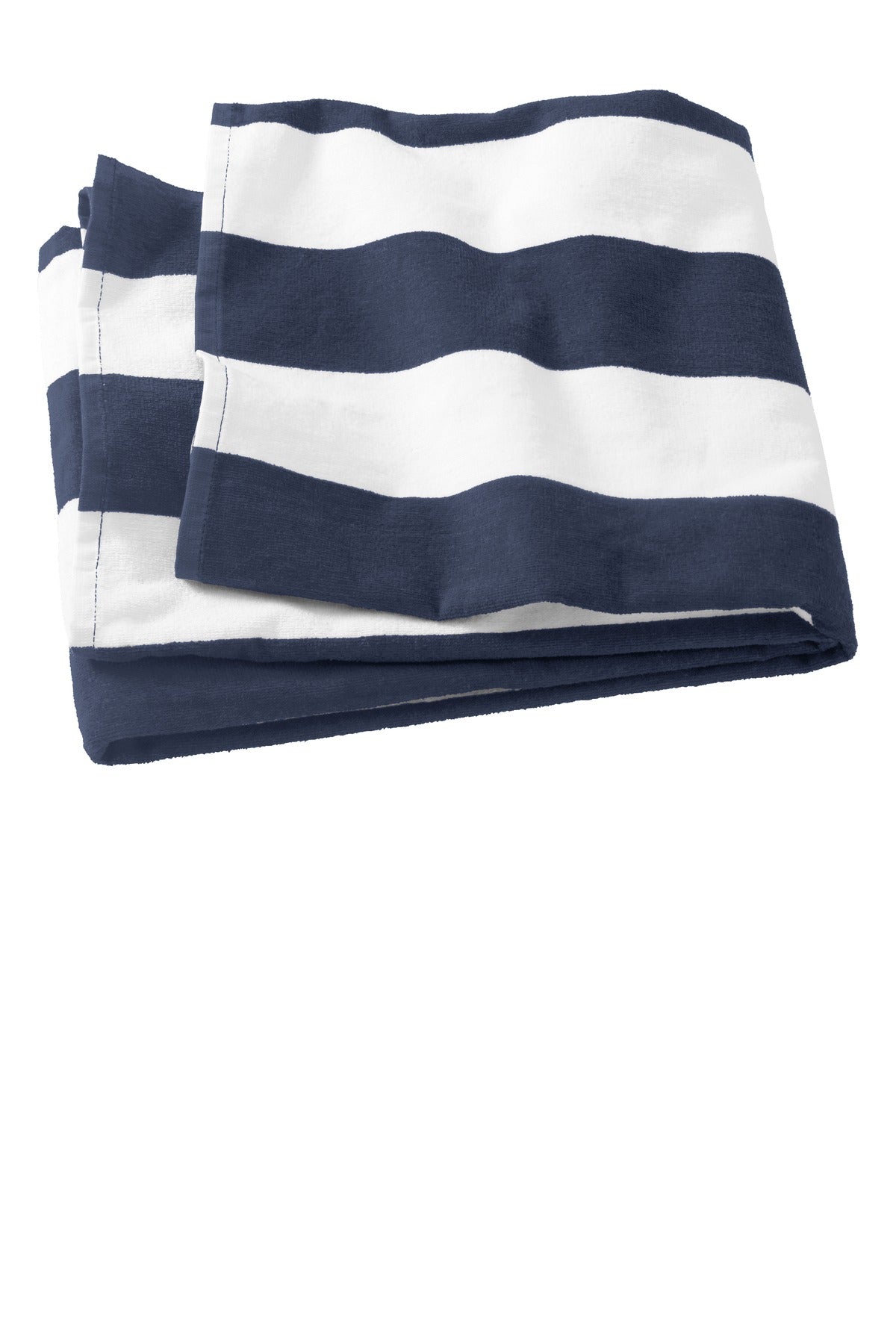 Port Authority Cabana Stripe Beach Towel. PT43 Unisex Accessories Robes & Towels