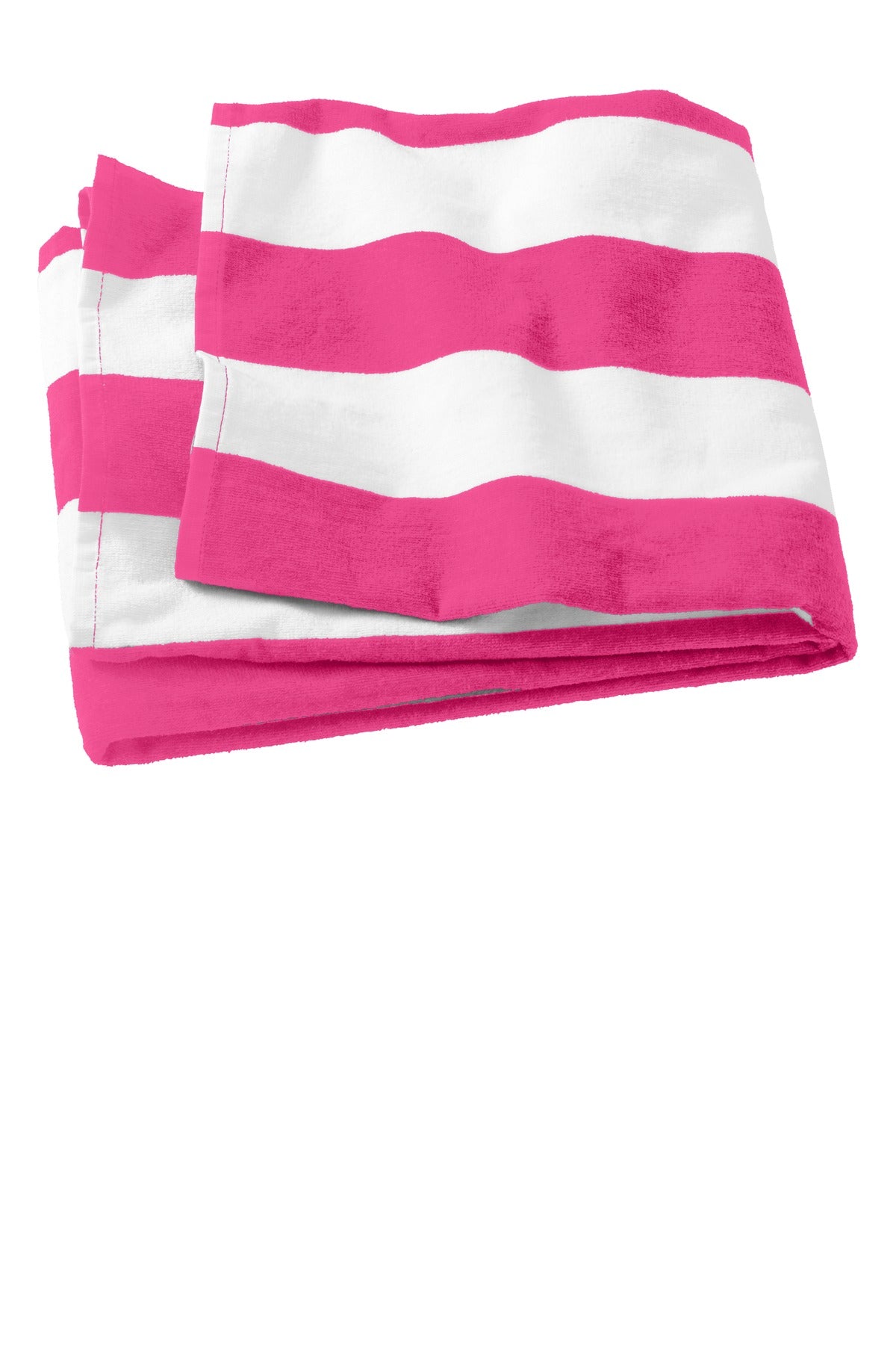 Port Authority Cabana Stripe Beach Towel. PT43 Unisex Accessories Robes & Towels