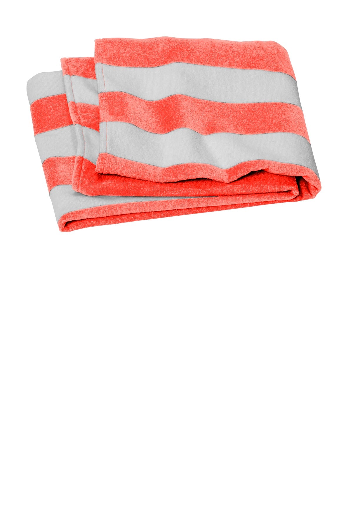 Port Authority Value Cabana Stripe Beach Towel PT45 Unisex Accessories Robes & Towels