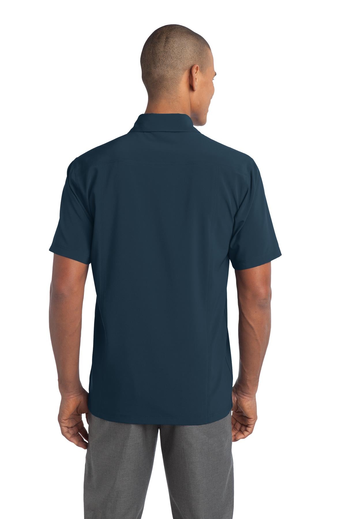 Port Authority Men's Ultra Stretch Pocket Polo. S650 Mens Apparel Shirts & Tops