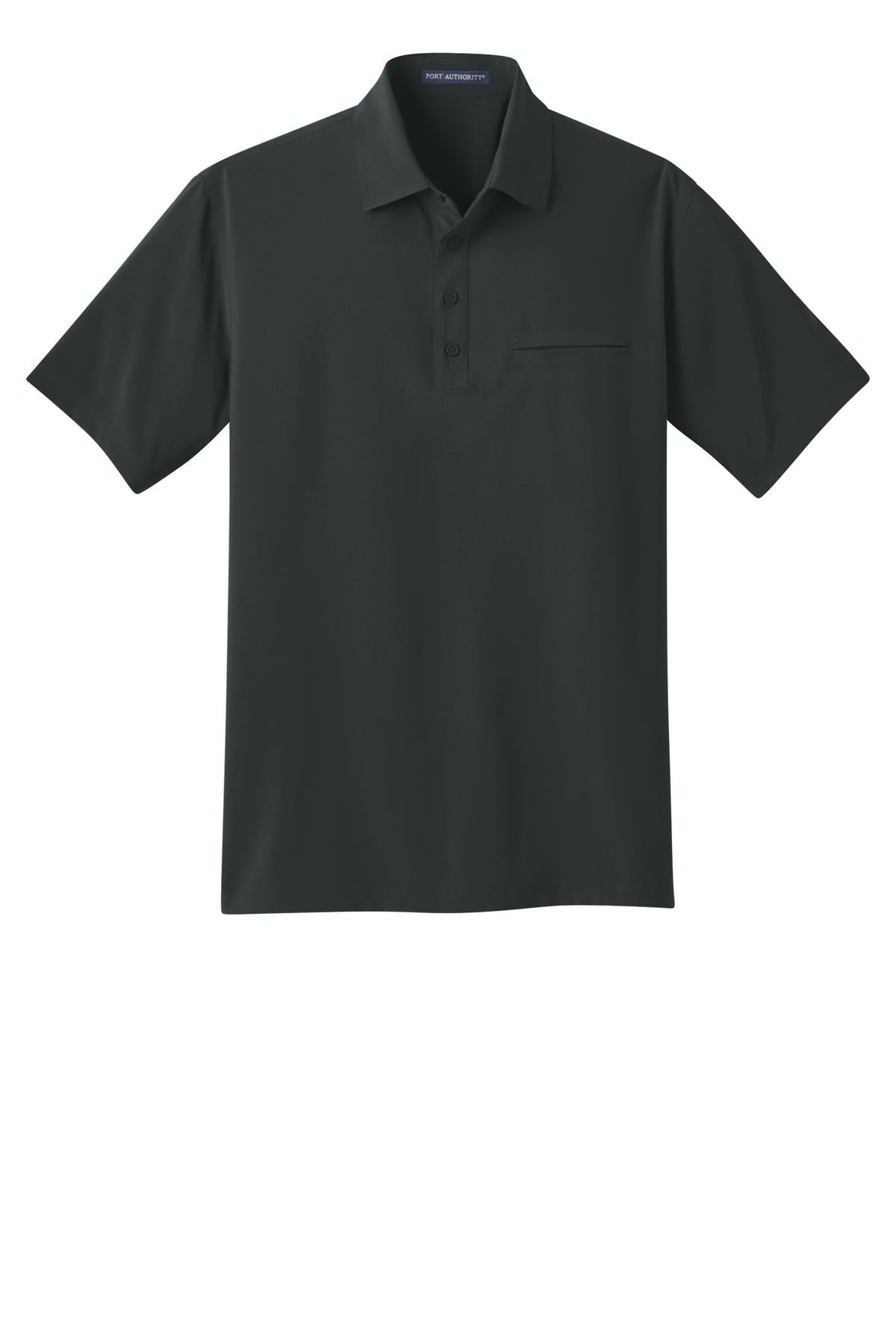 Port Authority Men's Ultra Stretch Pocket Polo. S650 Mens Apparel Shirts & Tops