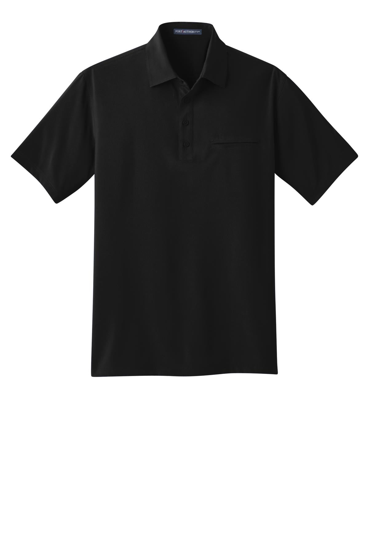 Port Authority Men's Ultra Stretch Pocket Polo. S650 Mens Apparel Shirts & Tops