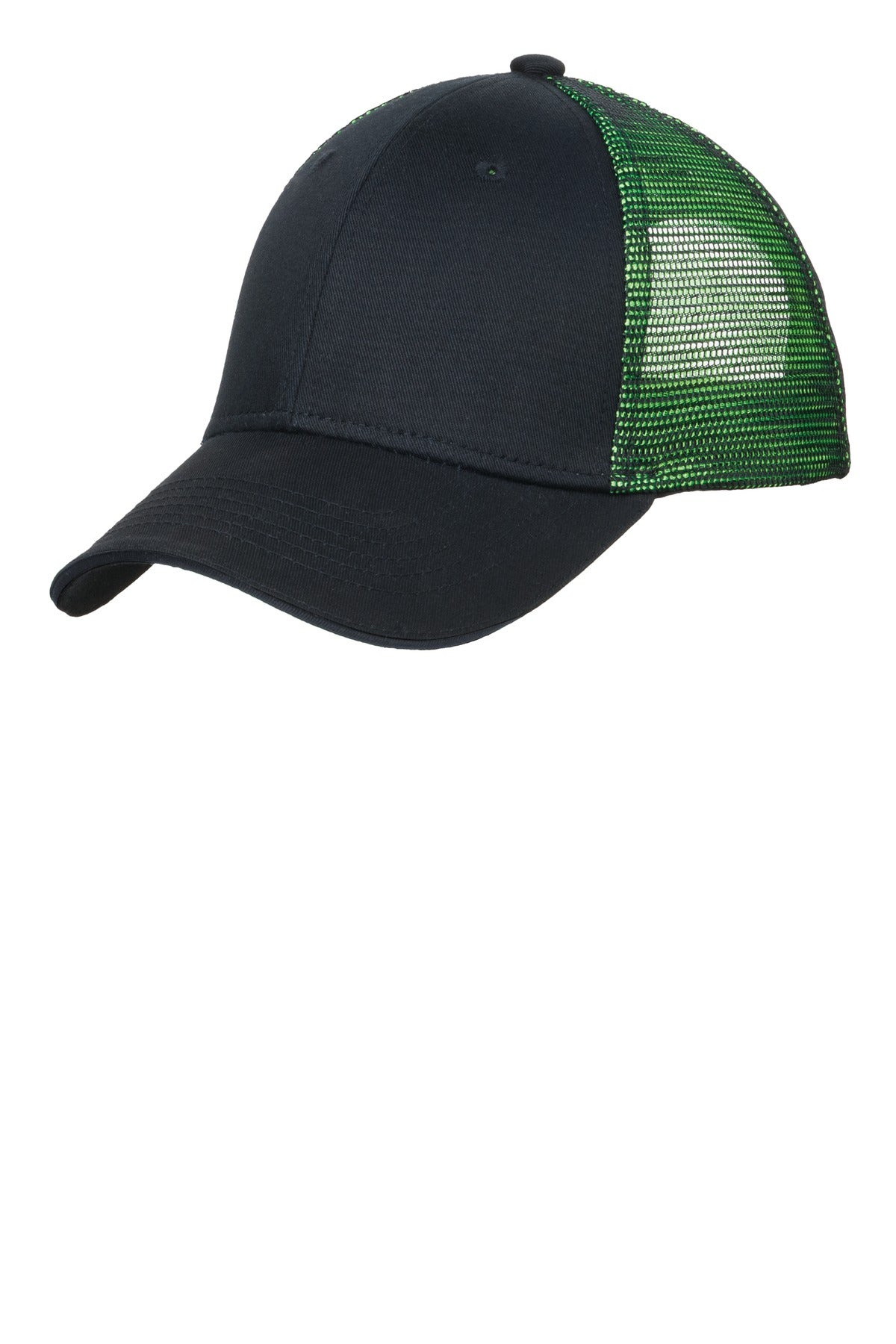 Port Authority Double Mesh Snapback Sandwich Bill Cap Unisex Accessories Hats & Caps