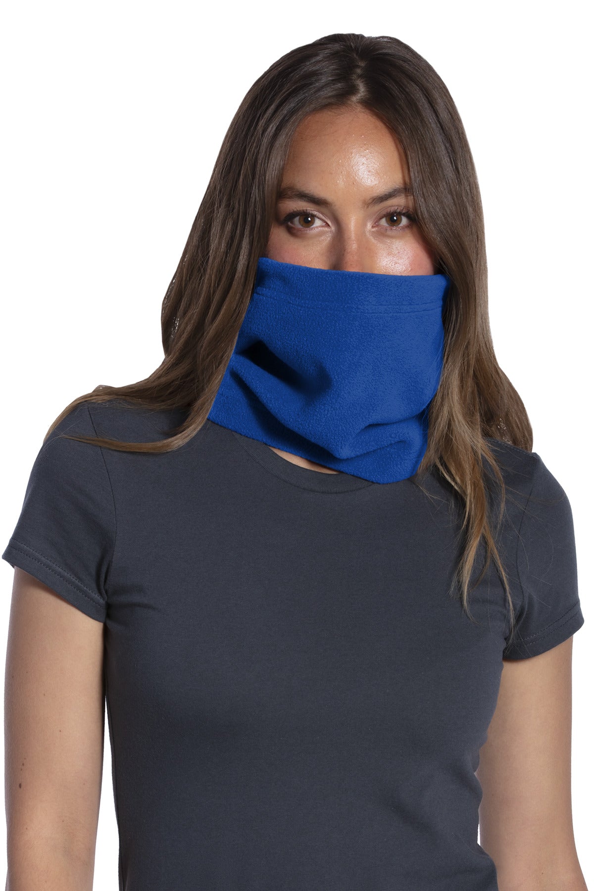 Port Authority Fleece Neck Gaiter. FS07 Unisex Accessories Face Coverings