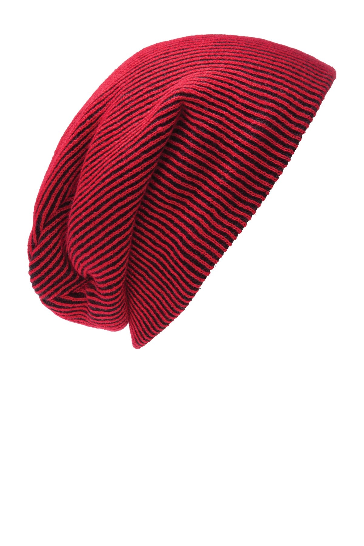 Port Authority Rib Knit Slouch Beanie Unisex Accessories Hats & Caps