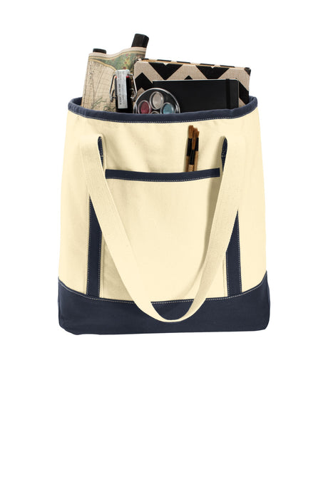 Port Authority Large Cotton Canvas Boat Tote. BG413 Unisex Accessories Bags & Backpacks