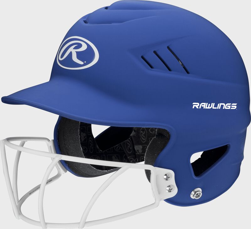 Rawlings Coolflo Highlighter Softball Batting Helmet with Facemask Softball batting helmets All
