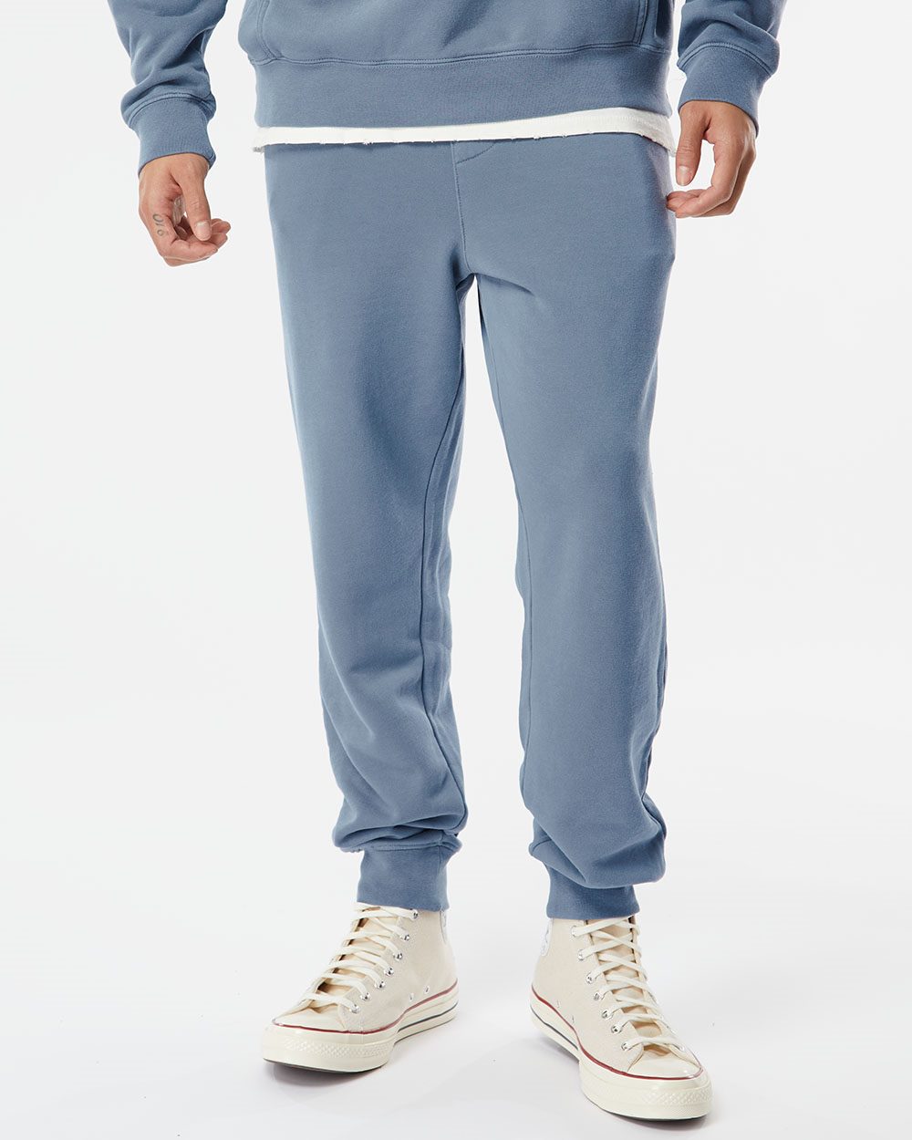 Independent Trading Co. Men's Pigment-Dyed Fleece Pants Mens Apparel Pants & Sweatpants