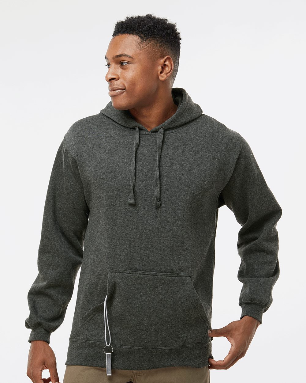 J. America Tailgate Hooded Sweatshirt Mens Apparel Sweatshirts & Fleece