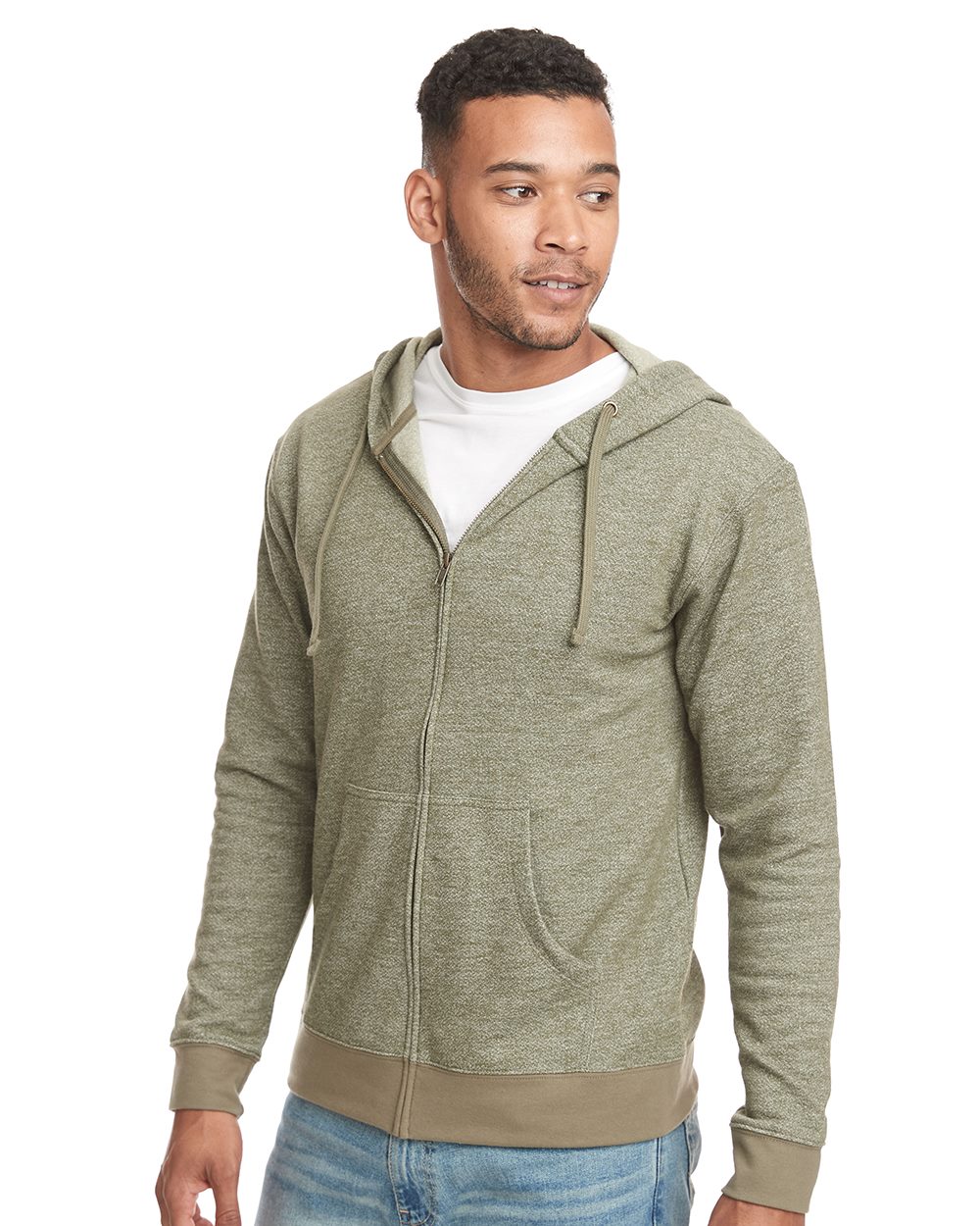 Next Level Men's Pacifica Full-Zip Hoodie Mens Apparel Sweatshirts & Fleece