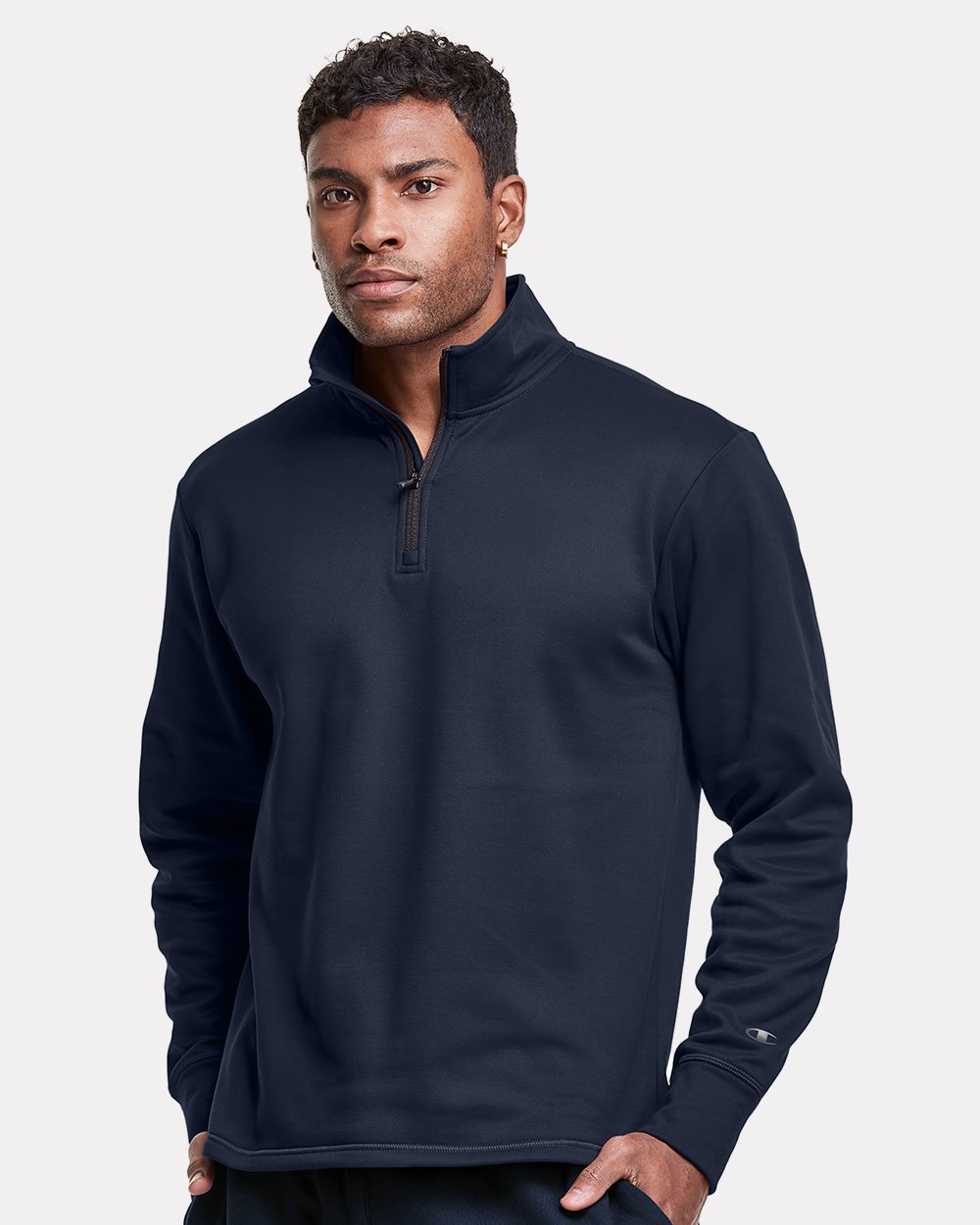 Champion Men's Sport Quarter-Zip Pullover Mens Apparel Sweatshirts & Fleece