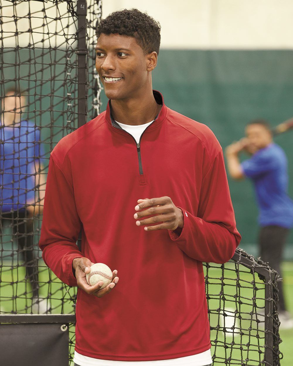 Badger Men's B-Core Quarter-Zip Pullover Mens Apparel Sweatshirts & Fleece