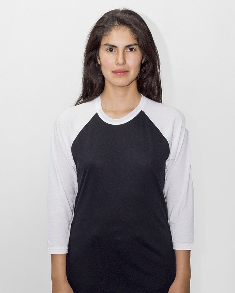 Los Angeles Apparel Men's USA-Made Three Quarter Sleeve Raglan Baseball T-Shirt Mens Apparel Shirts & Tops