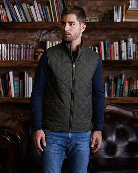 Weatherproof Men's Vintage Diamond Quilted Vest Mens Apparel Jackets & Vests
