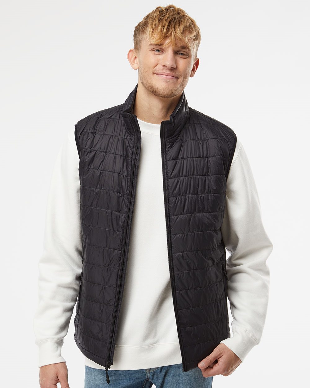 Independent Trading Co. Men's Puffer Vest Mens Apparel Jackets & Vests