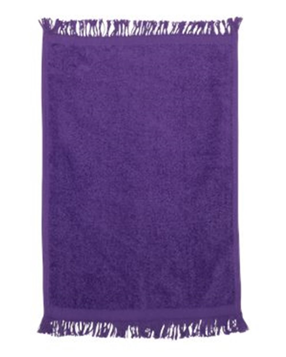 Q-Tees Fringed Fingertip Towel Unisex Accessories Robes & Towels