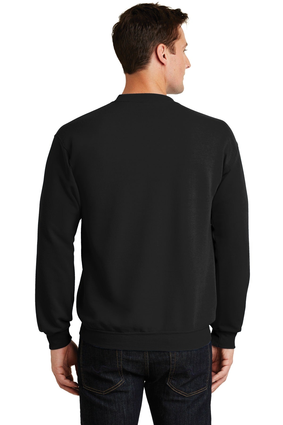 Port & Company Men's Core Fleece Crewneck Sweatshirt. PC78 1of2 Mens Apparel Sweatshirts & Fleece