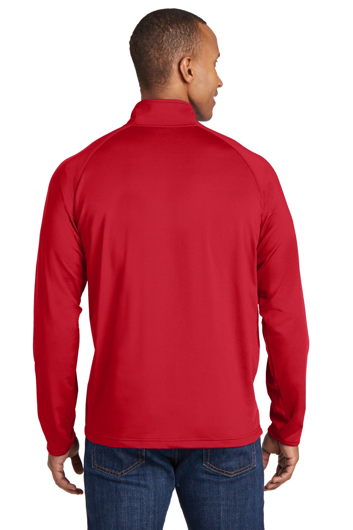 Sport-Tek Men's Sport-Wick Stretch 1/2-Zip Pullover Mens Apparel Sweatshirts & Fleece