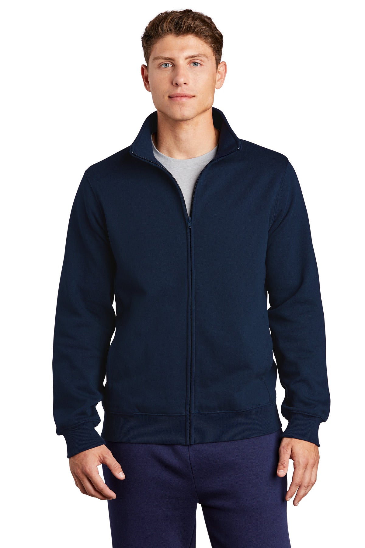 Sport-Tek Men's Full-Zip Sweatshirt Mens Apparel Sweatshirts & Fleece