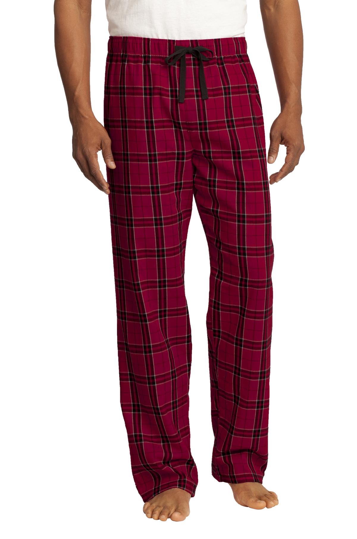 District Men's Flannel Plaid Pants Mens Apparel Pants & Sweatpants