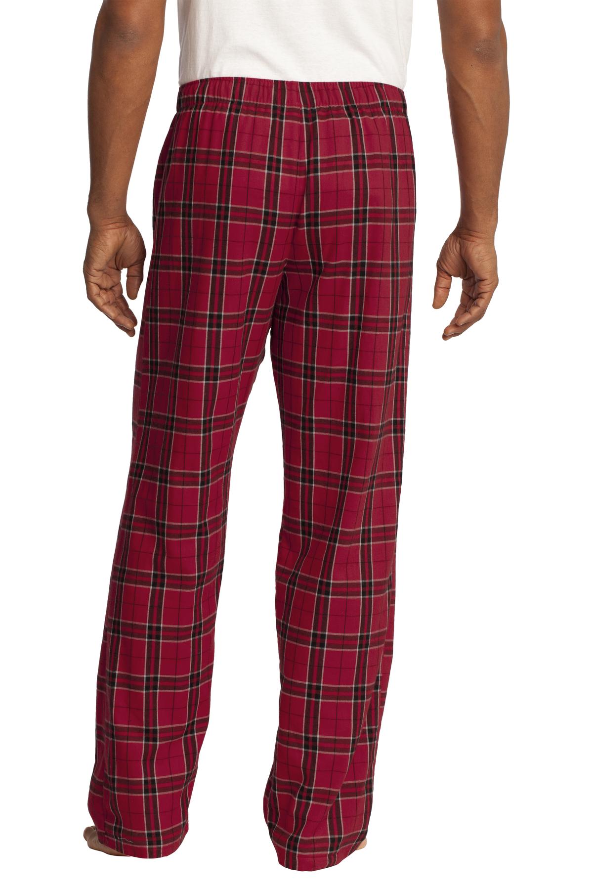 District Men's Flannel Plaid Pants Mens Apparel Pants & Sweatpants
