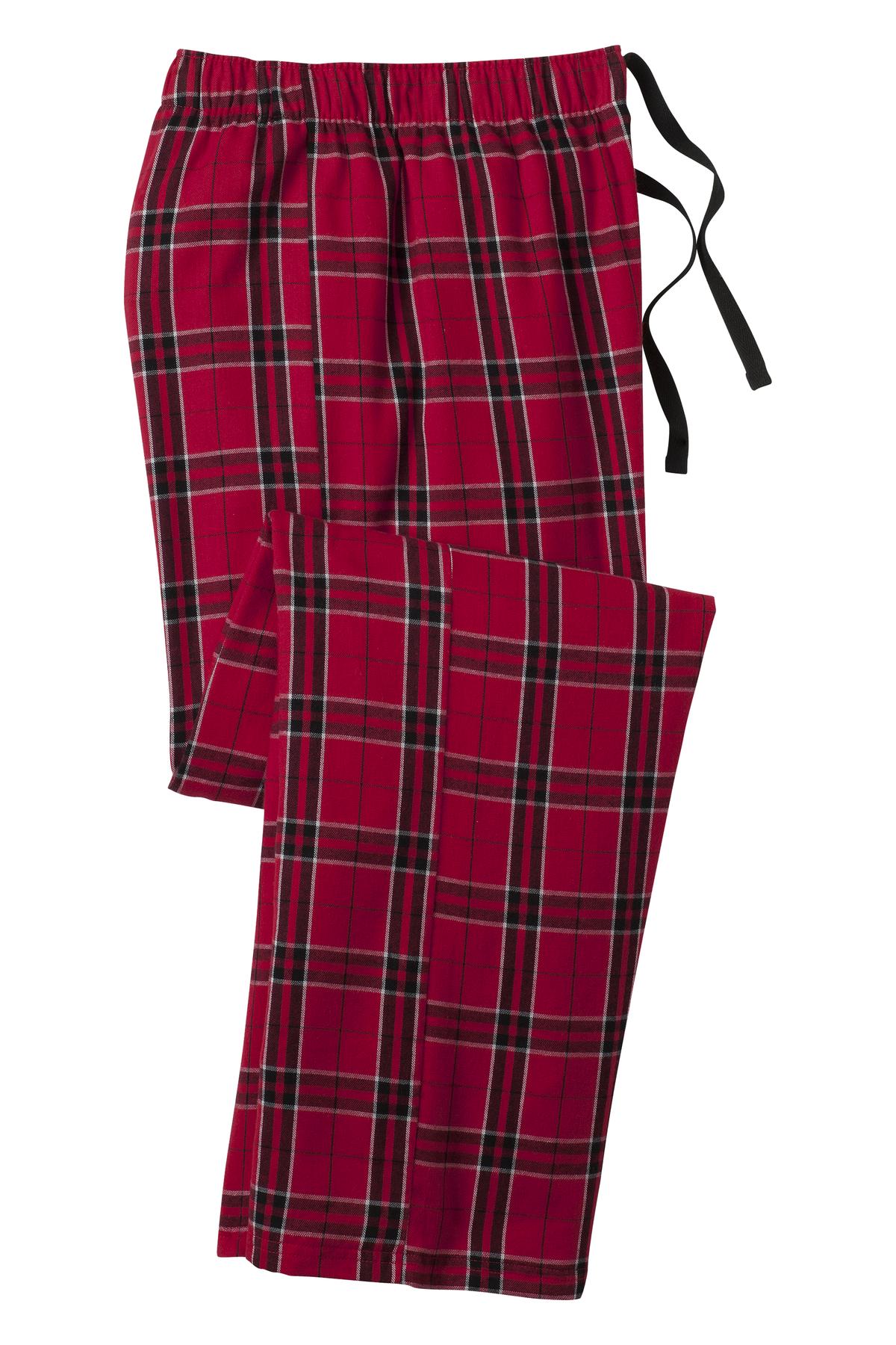 District Men's Flannel Plaid Pants Mens Apparel Pants & Sweatpants