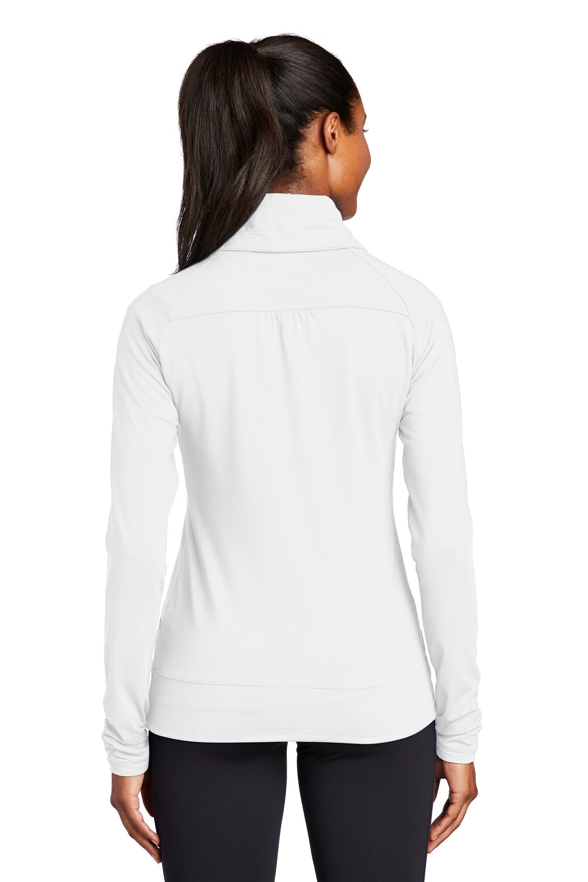 Sport-Tek Women's Sport-Wick Stretch Full-Zip Jacket. LST852 Womens Apparel Jackets & Vests