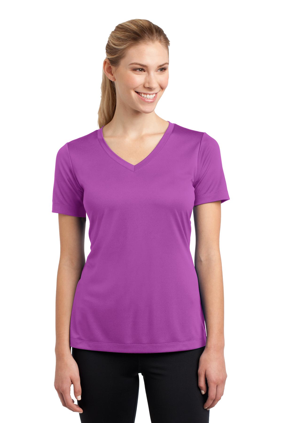 Sport-Tek Women's PosiCharge Competitor V-Neck Tee. LST353 1 of 2 Womens Apparel Shirts & Tops