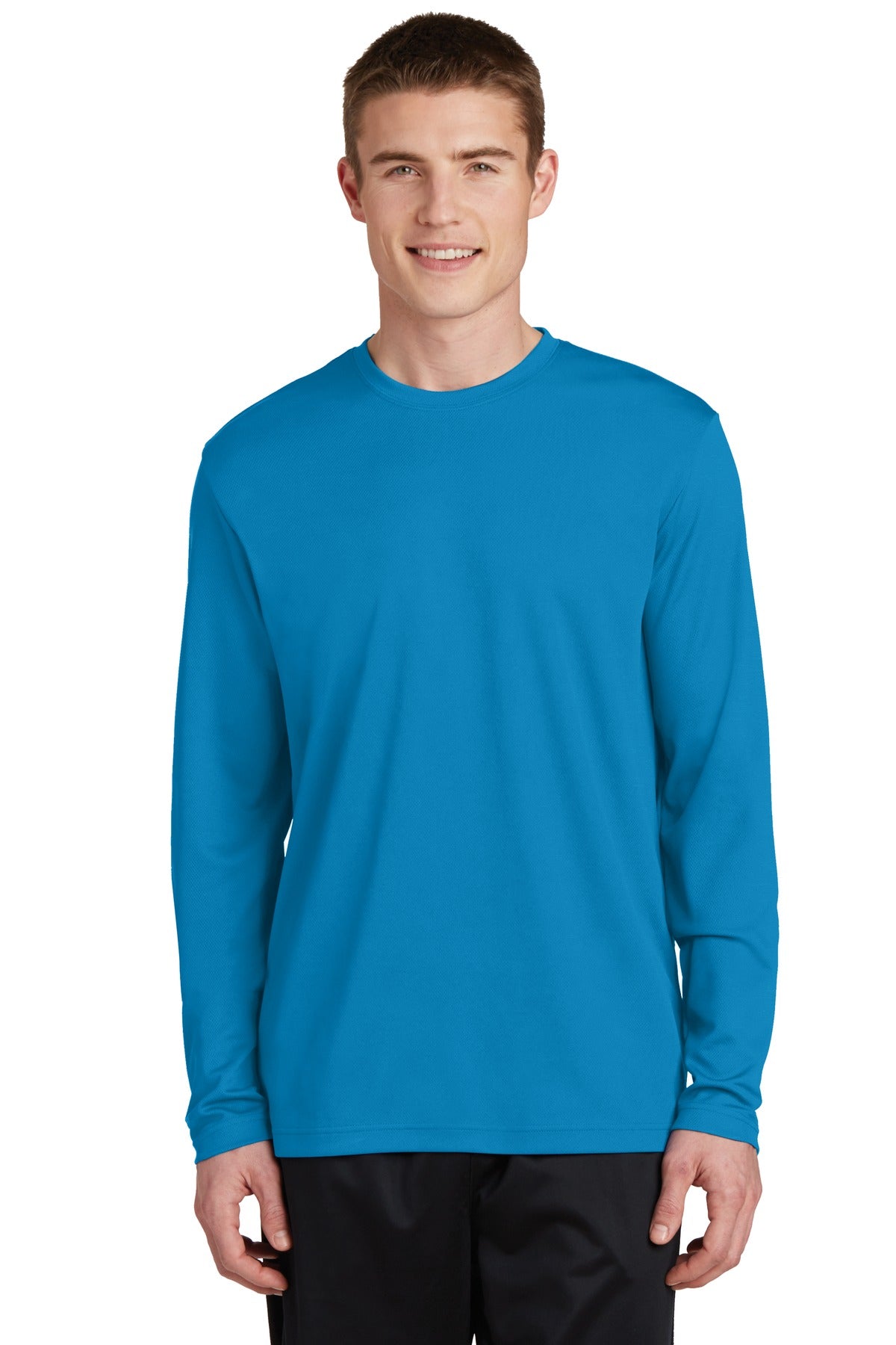 Sport-Tek Men's PosiCharge RacerMesh Long Sleeve Tee. ST340LS Mens Apparel Shirts & Tops
