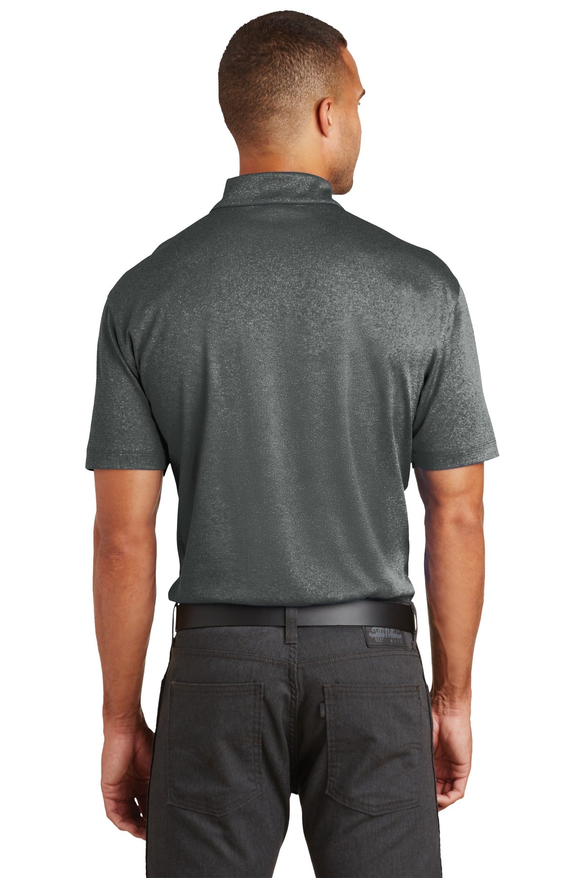 Port Authority Men's Trace Heather Polo. K576 Mens Apparel Shirts & Tops
