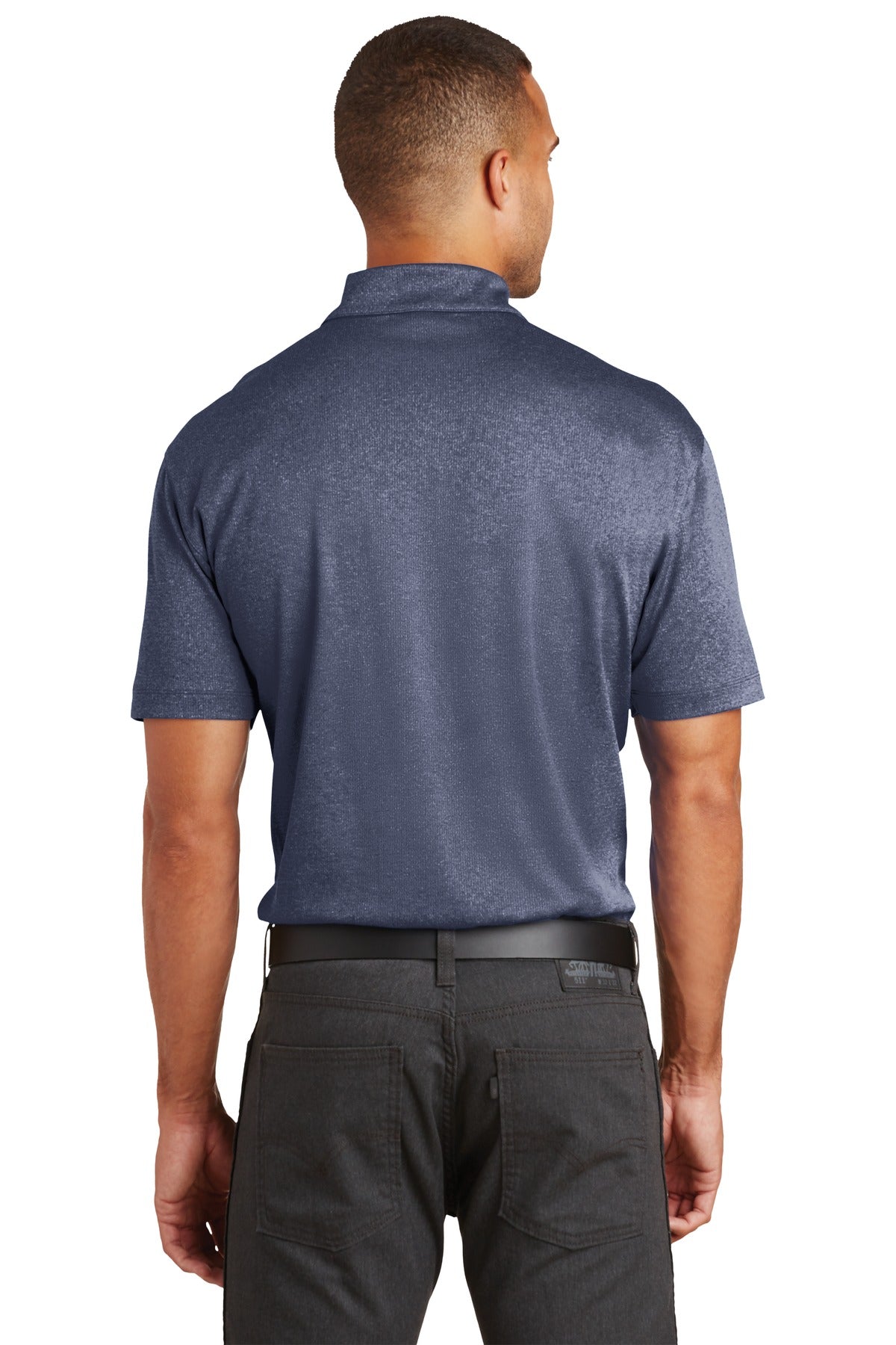 Port Authority Men's Trace Heather Polo. K576 Mens Apparel Shirts & Tops