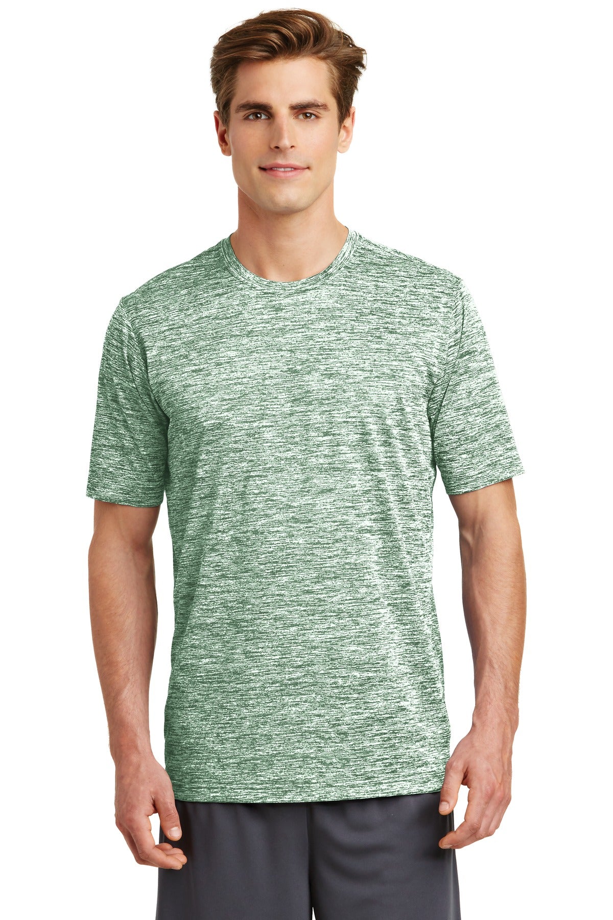 Sport-Tek Men's PosiCharge Electric Heather Tee. ST390 1of2 Mens Apparel Shirts & Tops