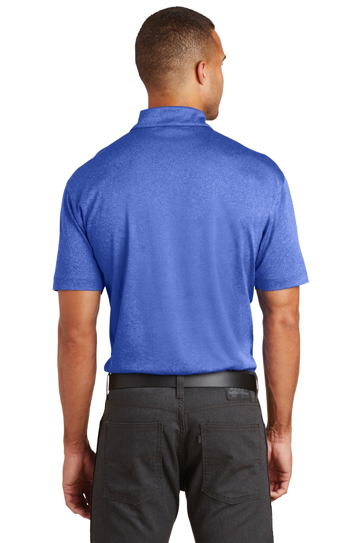 Port Authority Men's Trace Heather Polo. K576 Mens Apparel Shirts & Tops