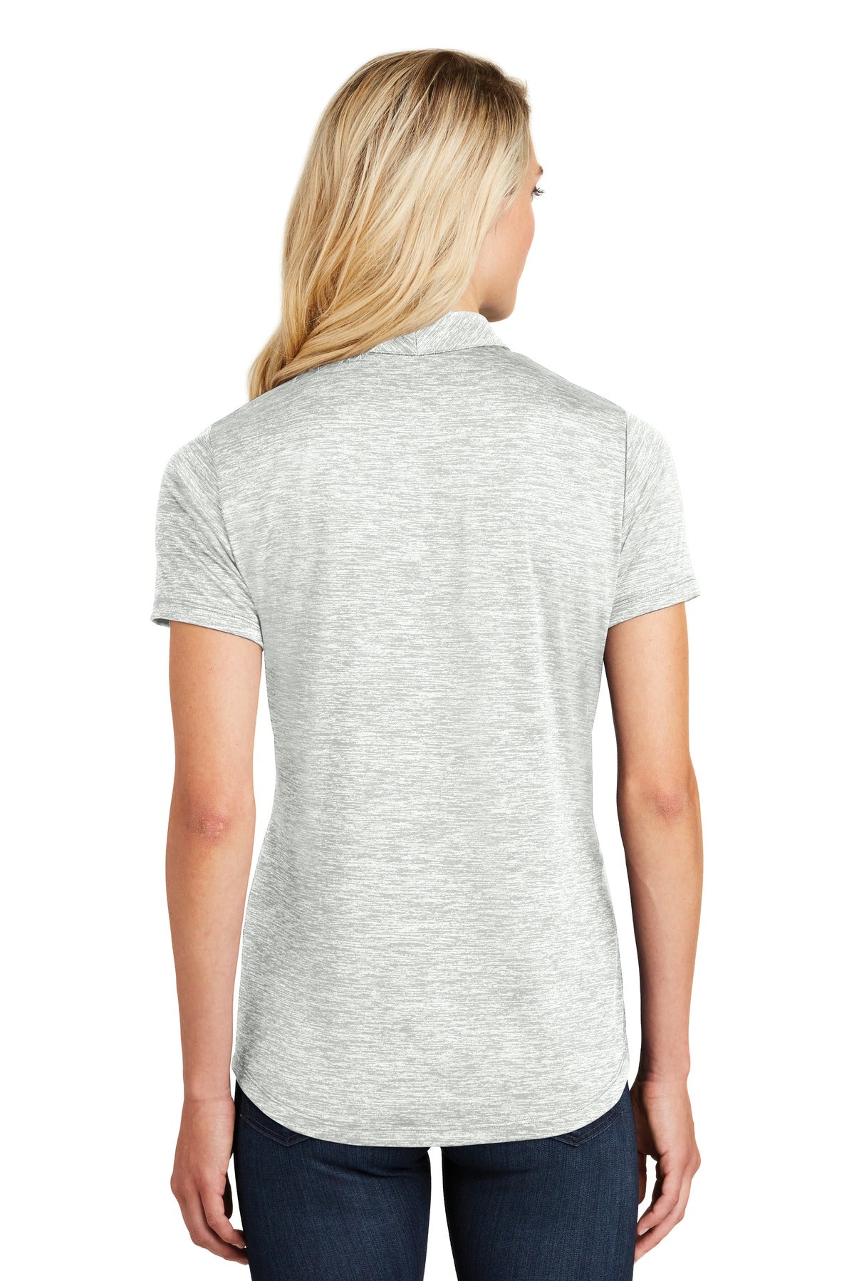 Sport-Tek Women's PosiCharge Electric Heather Polo. LST590 Womens Apparel Shirts & Tops