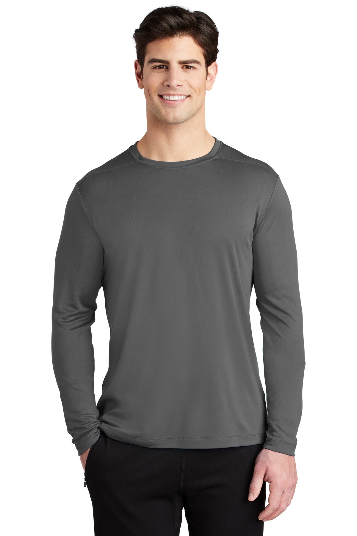 Sport-Tek Men's Posi-UV Pro Long Sleeve Tee. ST420LS Mens Apparel Shirts & Tops