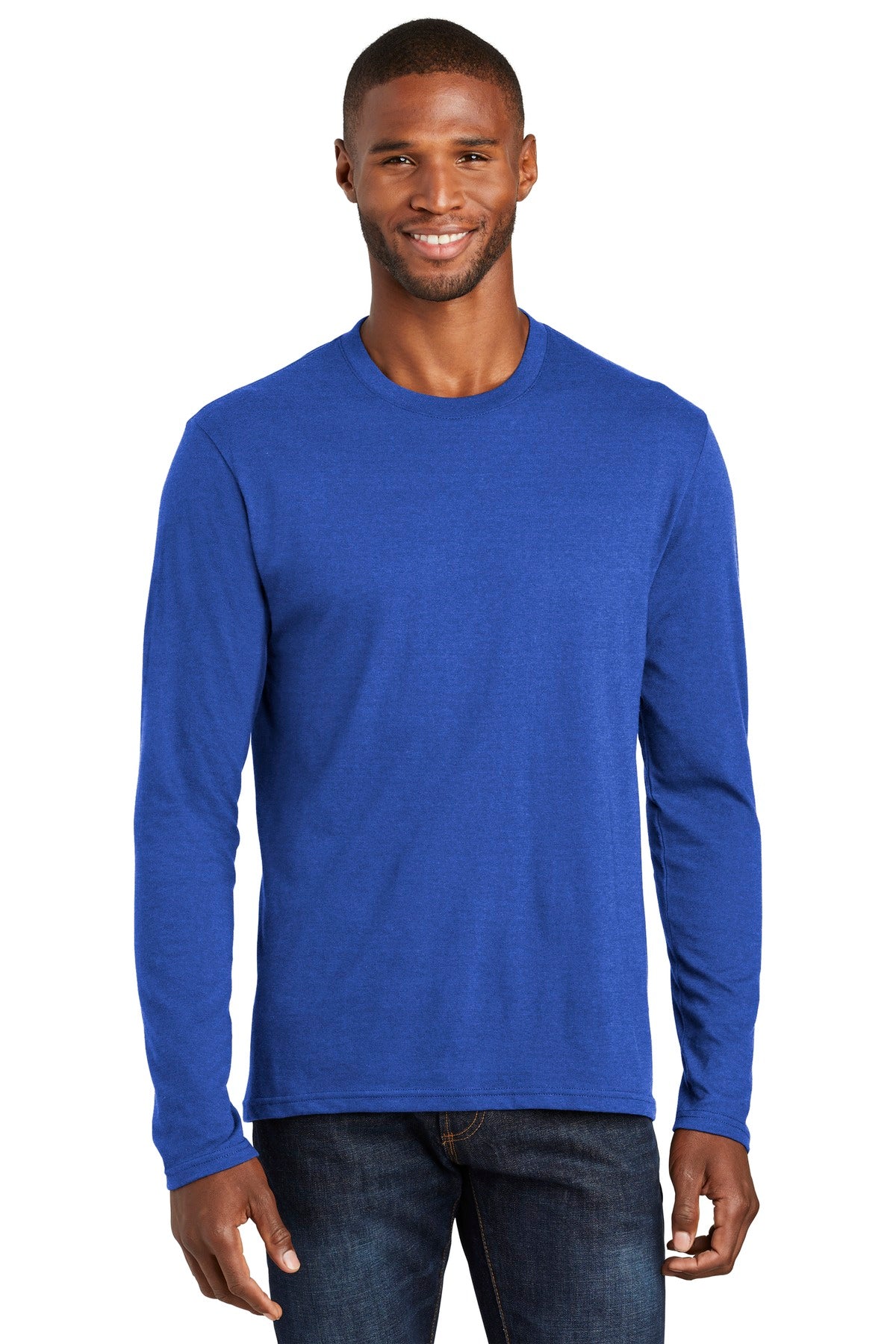 Port & Company Men's Long Sleeve Fan Favorite Blend Tee Mens Apparel Shirts & Tops