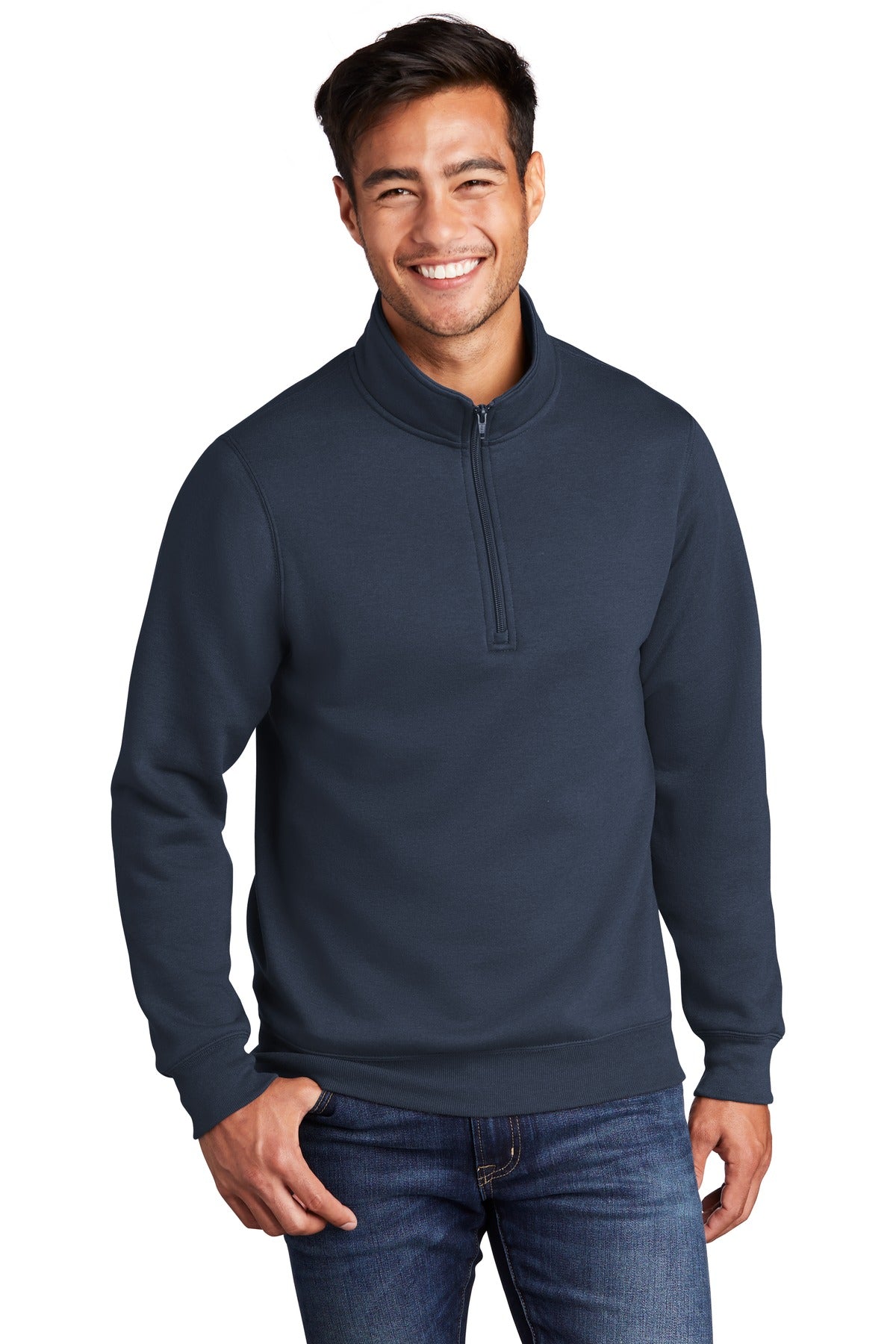 Port & Company - Men's Core Fleece 1/4-Zip Pullover Sweatshirt Mens Apparel Sweatshirts & Fleece