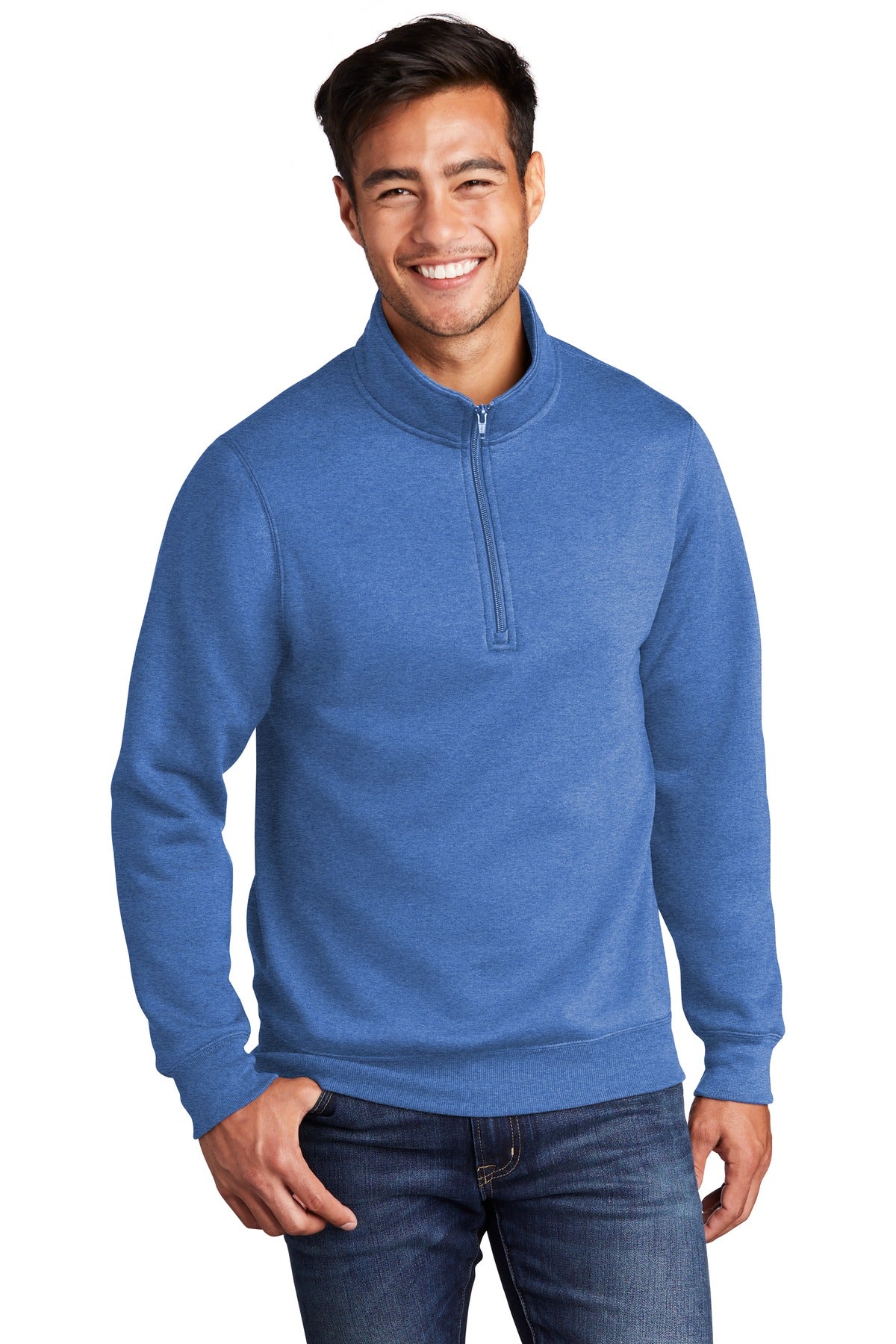 Port & Company - Men's Core Fleece 1/4-Zip Pullover Sweatshirt Mens Apparel Sweatshirts & Fleece
