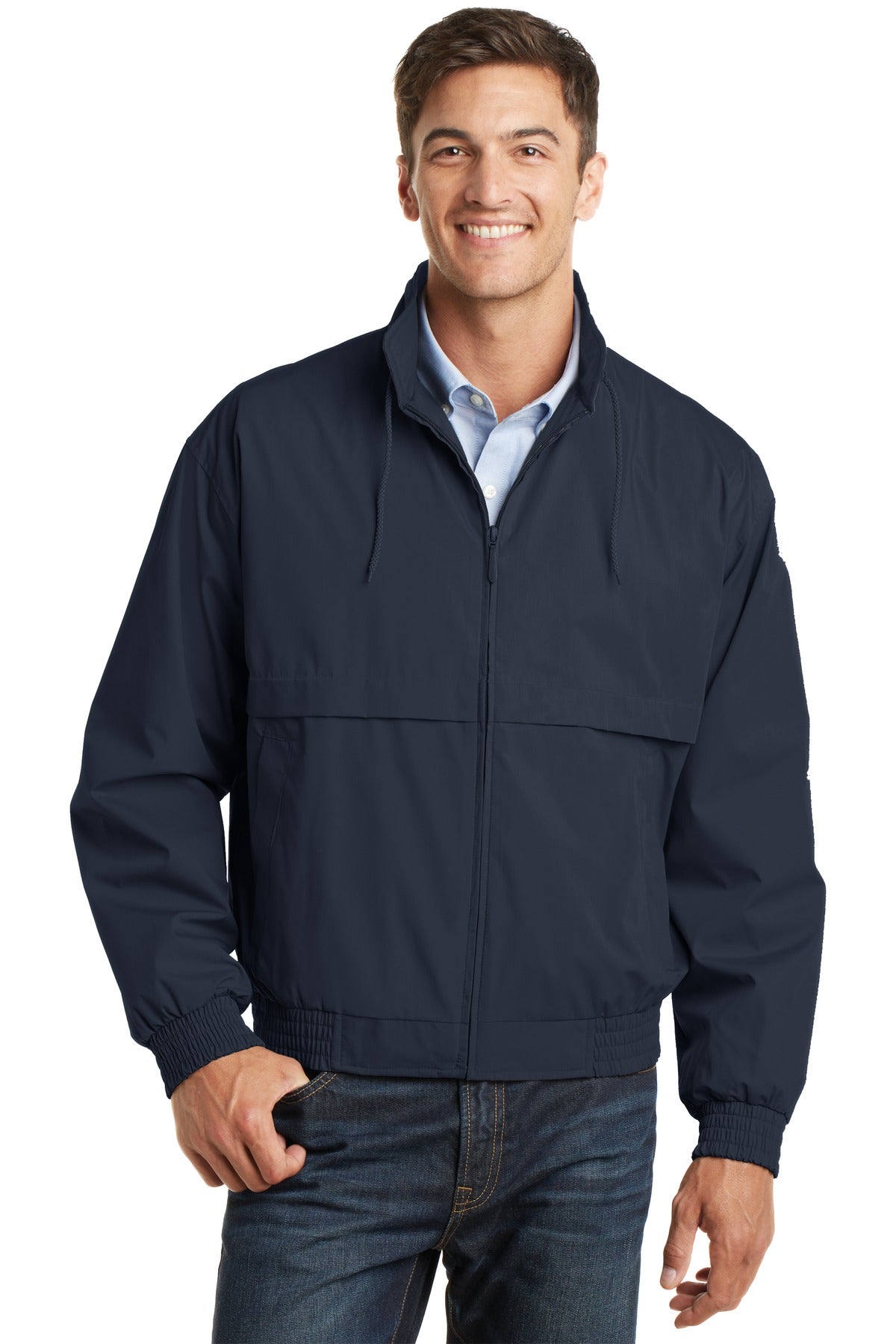 Port Authority Classic Poplin Jacket. J753 Mens Apparel Jackets & Vests